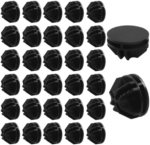32 Pack Black Plastic Cube Connectors by PHITUODA