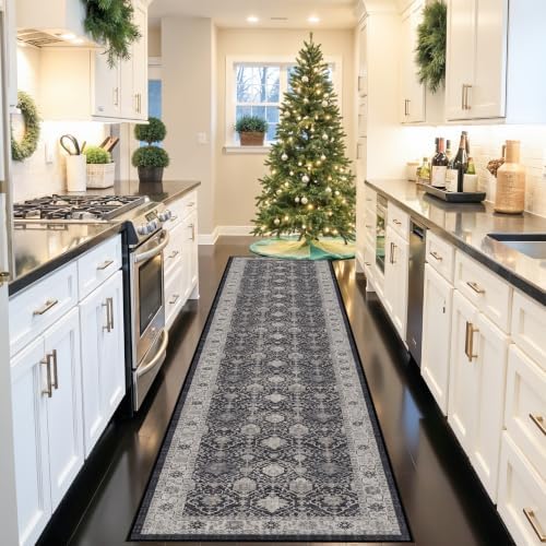 HY HAOYUNLAI 2.6x10 Washable Hallway Runner Rug Non Slip Kitchen Floor Mat by HYHAOYUNLAI