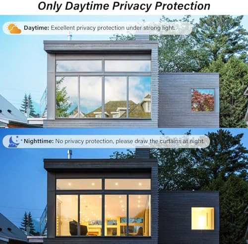 Kromapolis One Way Window Privacy Film Sun UV Blocking, 29.5″ x 157.4″ - Image 5