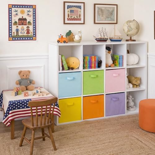 Cupic Cupid 6-Pack 13x13 Storage Cubes, Cube Organizer Bins, Pastel Colors - Image 5