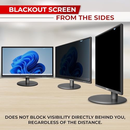 SightPro 23.8 Inch 16:9 [2 Pack] Computer Privacy Screen Filter for Monitor - Privacy Shield and Anti-Glare Protector - Image 5