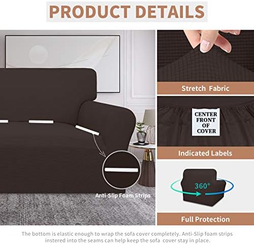 Easy-Going 100% Waterproof Chair Couch Cover, Stretch Jacquard Sofa Cover - Image 4