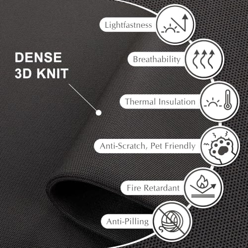 DECOLAB Desk Divider, Movable Desk Partition 48"x18", Midnight - Image 5