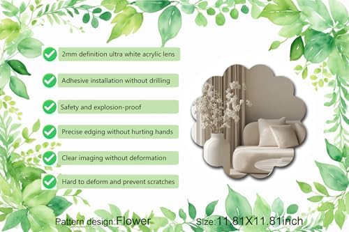 Shatterproof Scratch-Resistant Wall Mirror for Room Decorative - Image 4