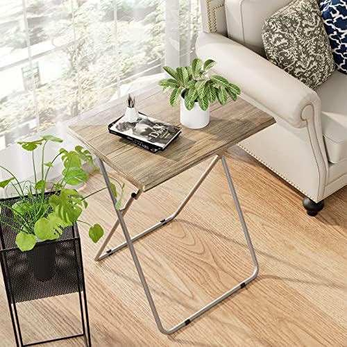 Garden 4 you Portable Folding TV Tray Table TV Dinner Tray with Sturdy MDF,Eating Trays for Living Room with No Assembly Required 15 x 18.9 x 26in (3D,1PC) - Image 2