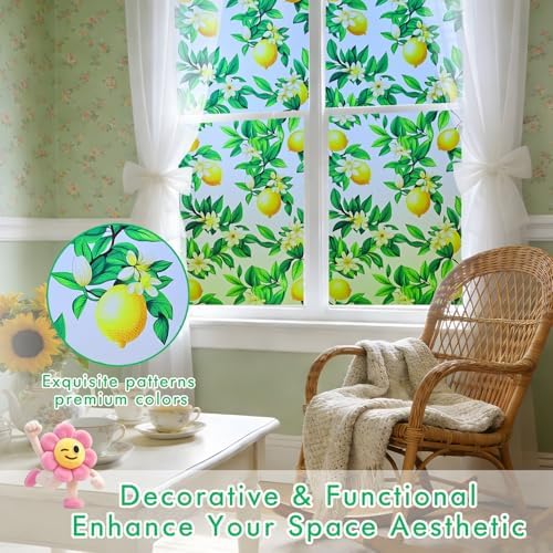 Upgraded Window Privacy Film Day & Night, Heat Blocking Anti-UV Save Energy - Image 4
