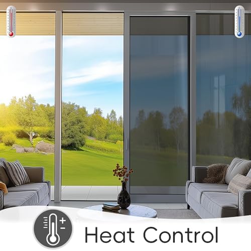 Qualsen One Way Window Film Privacy See Out Not in, 23.6'' x 78.7'' - Image 4