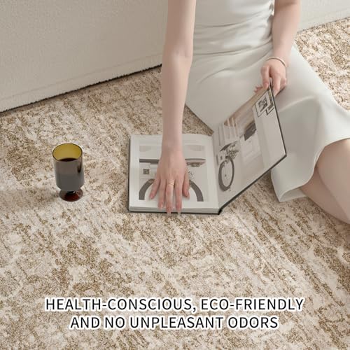 RUGIXE 5x7 ft Beige Washable Area Rug for Living Room,Vintage Boho,Non Slip - Image 5