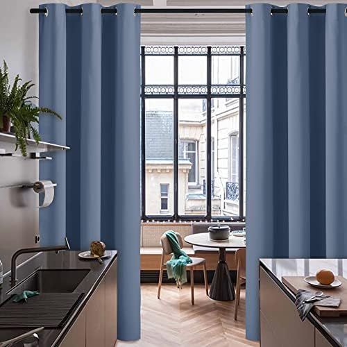 RYB HOME Blackout Curtains for Bedroom Living Room Dining Room Kitchen Dorm - Image 2