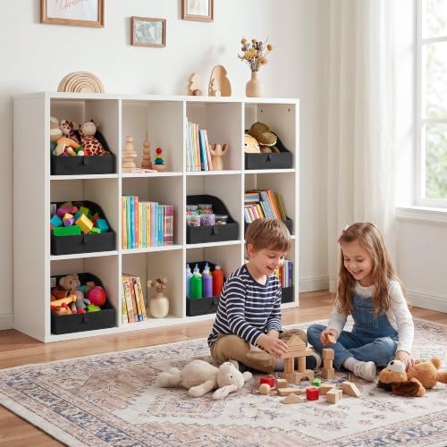 GRANNY SAYS Trapezoid Closet Storage Bins, Small, Black, 3-Pack - Image 5