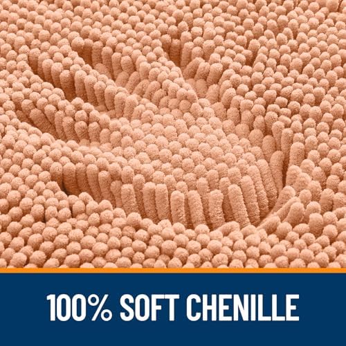 OLANLY Small Bathroom Rugs 30x18, Extra Soft Absorbent Chenille Bath Rugs - Image 3