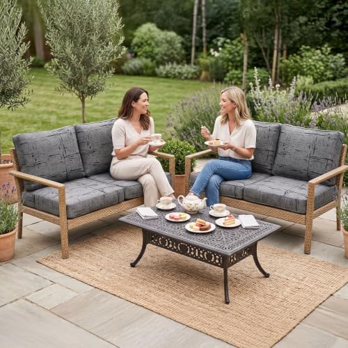 8Pcs Patio Cushion Covers Stretch Outdoor Furniture Protector Slipcovers - Image 2