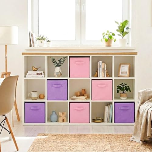 ShellKingdom Storage Bins, Foldable Fabric Storage Cubes And Cloth Storage - Image 5