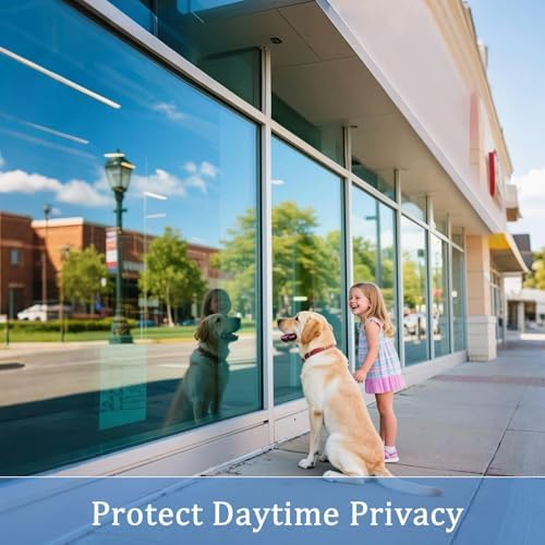 Coavas One Way Privacy Window Film with 3 Tools, Sliver 23.6"x 118.1" - Image 4