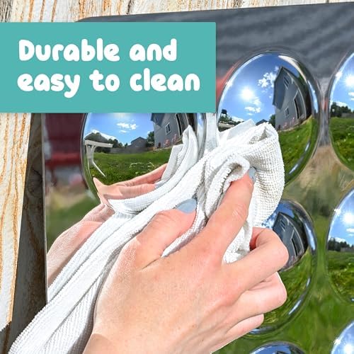 Spark & Wow Sensory Wall Toddler Mirror, Large 16 Bubbles - Image 7