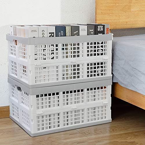 Vababa 28 L Plastic Collapsible Storage Bins, Set of 3 - Image 5