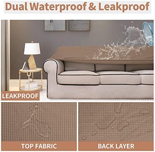 Easy-Going 100% Waterproof Chair Couch Cover, Stretch Jacquard Sofa Cover - Image 3