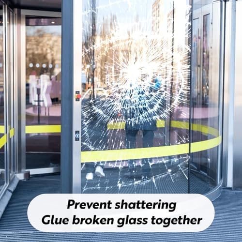 DUOFIRE Security Safety Shatterproof Window Film 4 Mil Clear 11.8x78.7in - Image 4