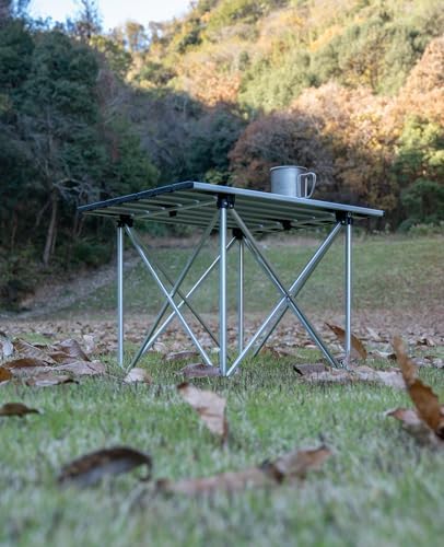 iClimb Ultralight Compact Camping Folding Table (Reinforced Silver - L) - Image 5