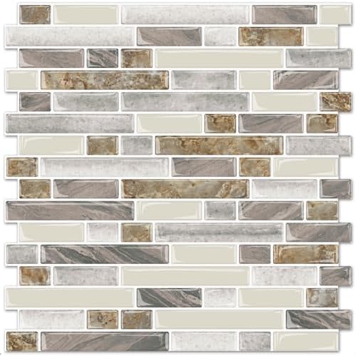 STICKGOO Peel and Stick Wall Tile Self-Adhesive Backsplash Thicker Design by STICKGOO