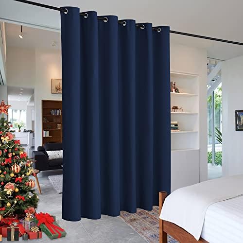 RYB HOME Extra Wide Curtains for Bedroom Closet Office Living Room Divider by RYBHOME