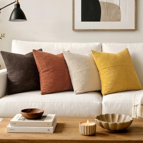 MIULEE Mustard Yellow Decorative Lumbar Throw Pillow Covers 12x20 in 2 Pack - Image 5