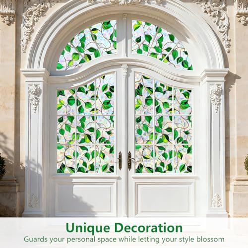 Kromapolis Window Privacy Film Rainbow Decorative Stickers, 45.2" x 78.7" - Image 2