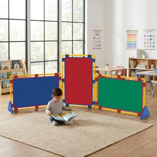 Children's Factory PlayPanel Room Divider 47.5" x 30.5", Rainbow, 3 by ChildrensFactory