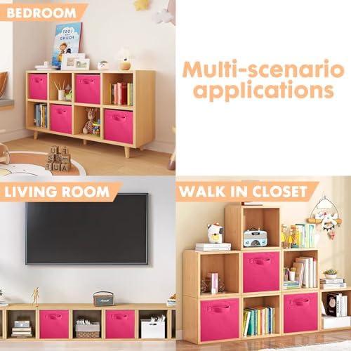 ShellKingdom Storage Bins, Foldable Fabric Storage Cubes And Cloth Storage - Image 5