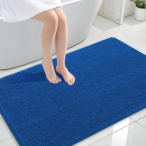 OLANLY Large Bathroom Rugs 44x32, Extra Soft Absorbent Chenille Bath Rugs by OLANLY