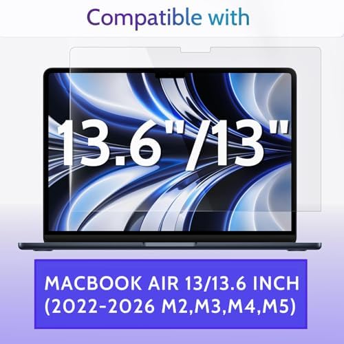 Peslv 3-Pack Anti Blue Light Screen Protector for MacBook Air 13.6/13 Inch - Image 5