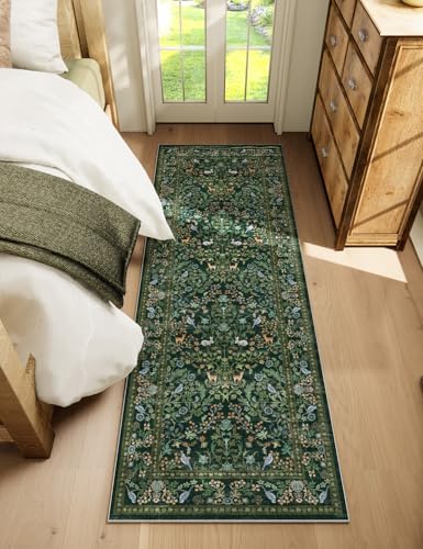 Washable Runners for Hallways Kitchen Rugs: 2'6"x8' Runner Rug Stain Resistant Non Slip Low Pile Soft Carpet Runners Rug for Entryway Hallway Bedroom Kitchen Indoor Laundry Room - Image 6