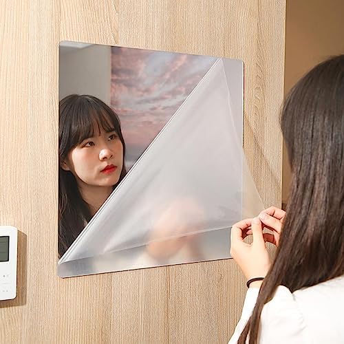 Unbreakable Acrylic Full Length Mirror for Wall Mounted, Full Body Mirror for Kids, Flexible Plastic Safe Shatterproof, 1 PCS 8 x 8 Inches, Workout Mirrors Tiles for Home Gym, Bedroom Over The Door - Image 3