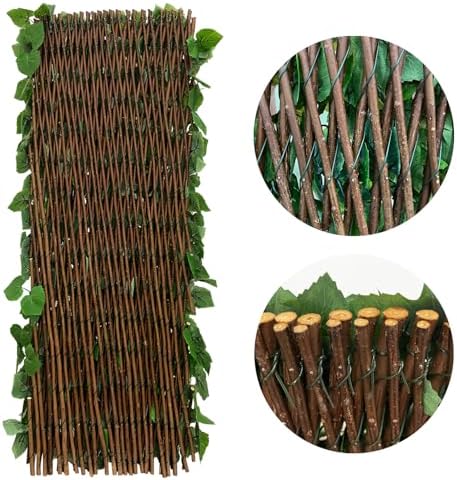 Expandable Fence Privacy Screen for Balcony Patio Outdoor,Decorative Faux Ivy Fencing Panel,Artificial Hedges (Single Sided Leaves)…2 - Image 4