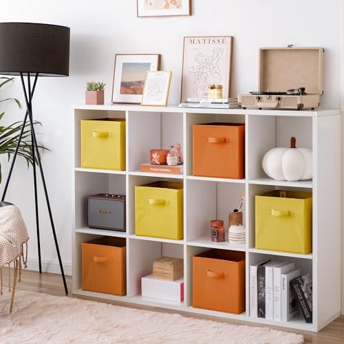 GRANNY SAYS 11 Inch Cube Storage Bins, Cube Storage Organizer, 6-Pack - Image 5