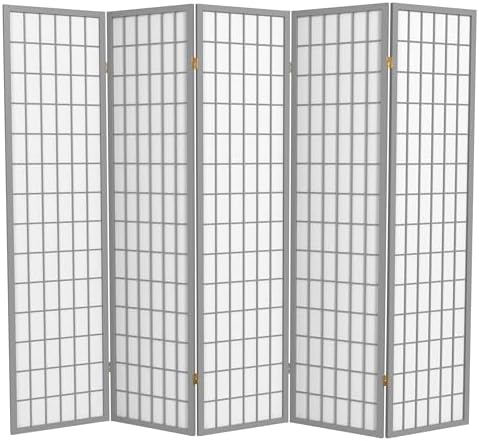 Red Lantern 6 ft. Tall Window Pane - Special Edition - Grey - 5 Panels by RedLantern