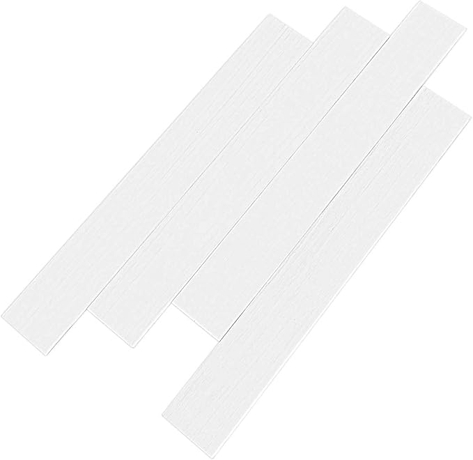 Real Wood Wall Planks-5" White Shiplap Panel Peel and Stick 10Pack 12.5SqFt | 5in wide solid wood shiplap planks-easy DIY wall shiplap panels Perfect for accent wall,backsplash,bedroom, living room - Image 9