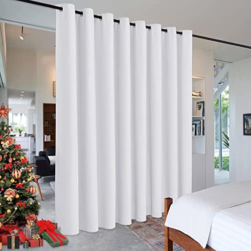 RYB HOME Extra Wide Curtains for Bedroom Closet Office Living Room Divider by RYBHOME