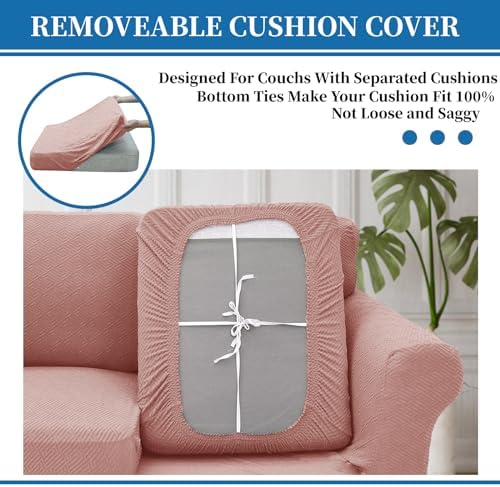 XINEAGE 2-Piece Stretch Armchair Sofa Cover, Washable Couch Covers for Dog - Image 6
