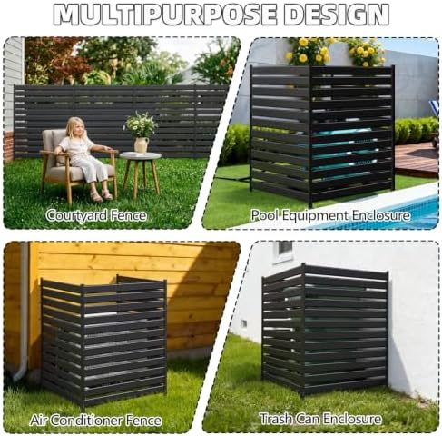 48" H×38" W（1 Panels） Privacy Fence Panels, AC Unit Fence - Image 7