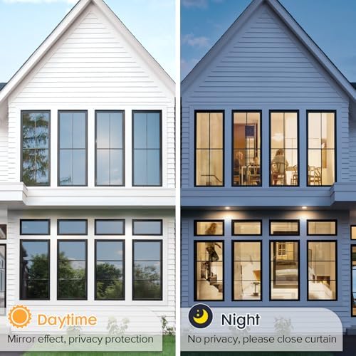 LUTE One Way Window Tint for Home, Black, 35.4" x 157.4" - Image 4