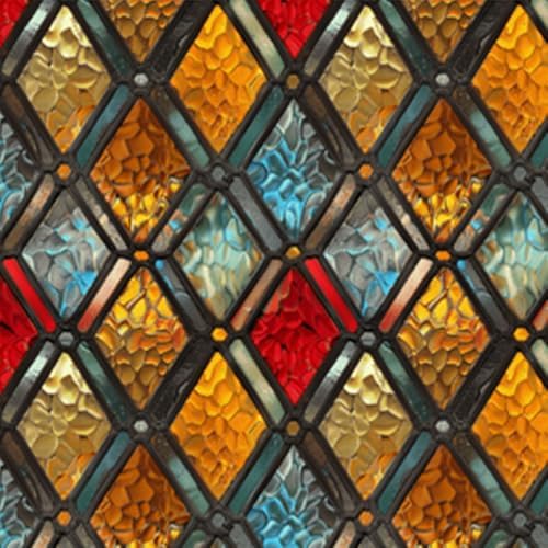 Window UV Protection Rainbow Privacy Film:Non-Adhesive Static Cling Decorative Window Film with Installation Tools,Stained Glass Window Film for Kitchen,Bathroom,and Shower Doors,16.9 x 39.4 inches. by SIMPASTE