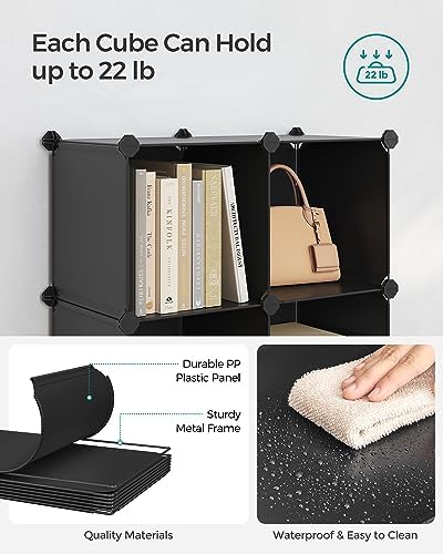 SONGMICS 6 Cube Storage Organizer, DIY Closet Shelf - Image 5