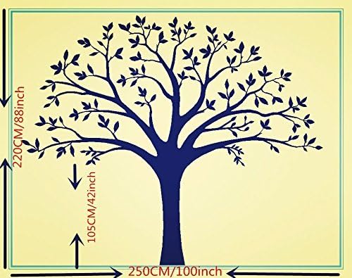 Giant Family Photo Tree Wall Decal Mural Art Vinyl Wall Stickers Living Room Baby Room Decor (Brown) - Image 5