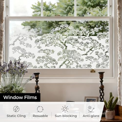 ADD.HERES Stained Glass Window Film, Window Film Decorative, 17.5 x 78.7 in - Image 3