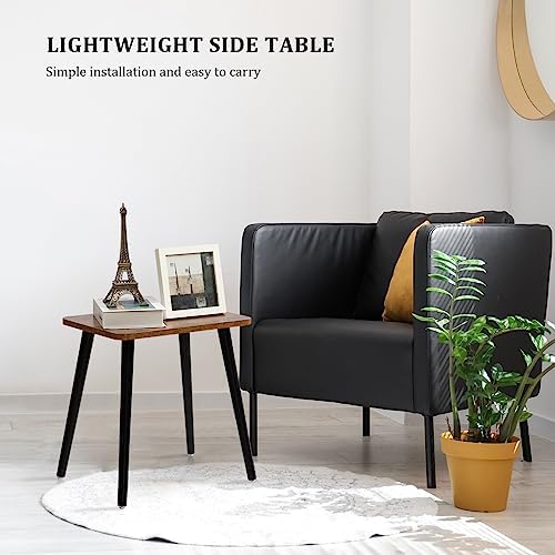 FORAOFUR End Table Set of 2, Modern Wooden Side Table for Living Room, Bedroom, Boho for Small Spaces, Easy Assembly - Image 6