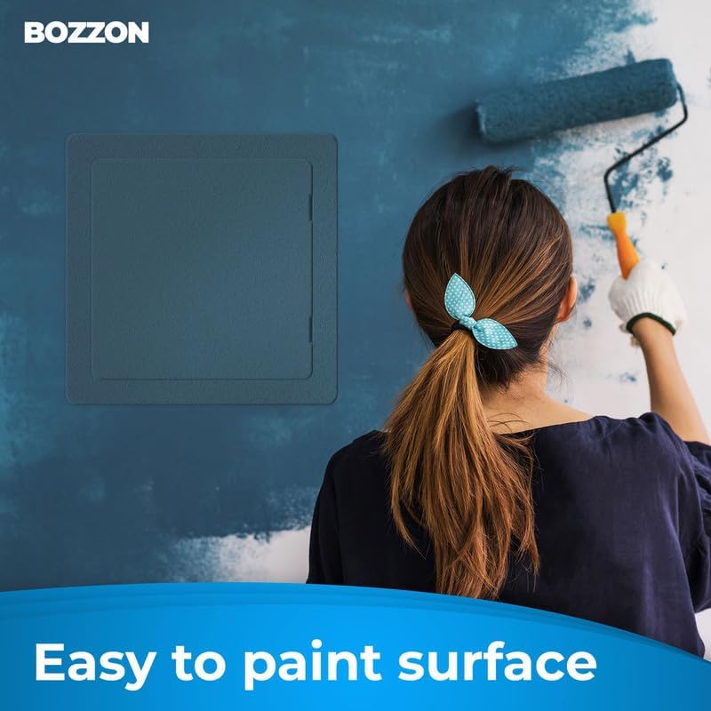 BOZZON Access Panel for Drywall - 24 x 24 in - Wall Hole Cover - Access Door - Plumbing Access Panel for Drywall - Heavy Durable Plastic White - Image 4