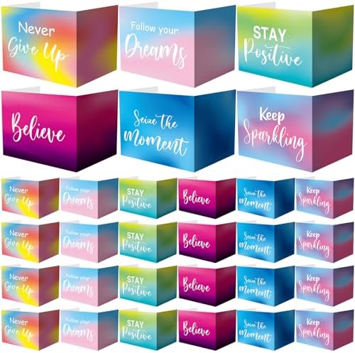 Honoson 24 Pcs Inspirational Privacy Folders for Students by Honoson