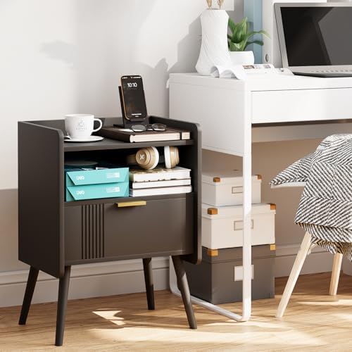 Night Stand Modern End Table with Storage Drawer, Bedside Table for Bedroom - Image 4