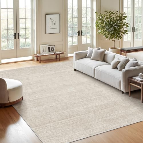 Valenrug 6x9 Area Rugs Non Slip, Large Washable Rugs for Living Room, Beige - Image 3
